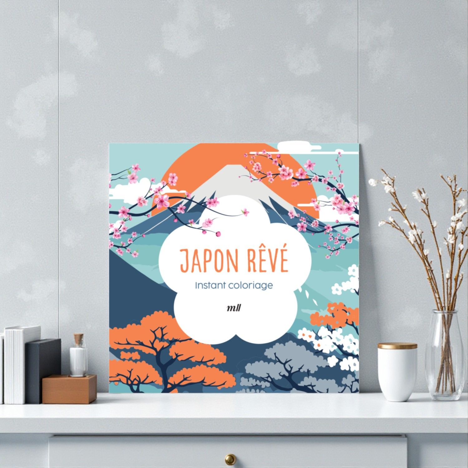 Instant coloriage - Japon rêvé - Livre - Mercileslivres