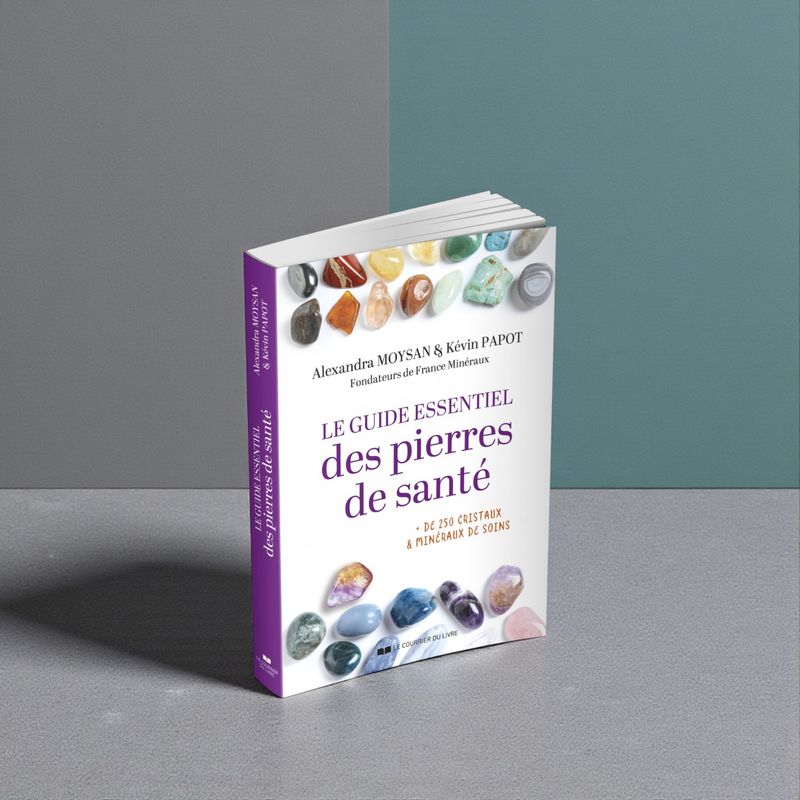 Le guide essentiel des pierres de santé - Livre - Alexandra Moysan &amp; Kévin Papot
