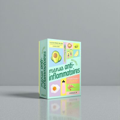 Mes cartes menus anti-inflammatoires - Coffret - Laetitia Proust-Millon &amp; Alix Lefief-Delcourt