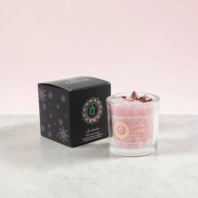 Bougie parfumée chakra du coeur spirituel - Zarya