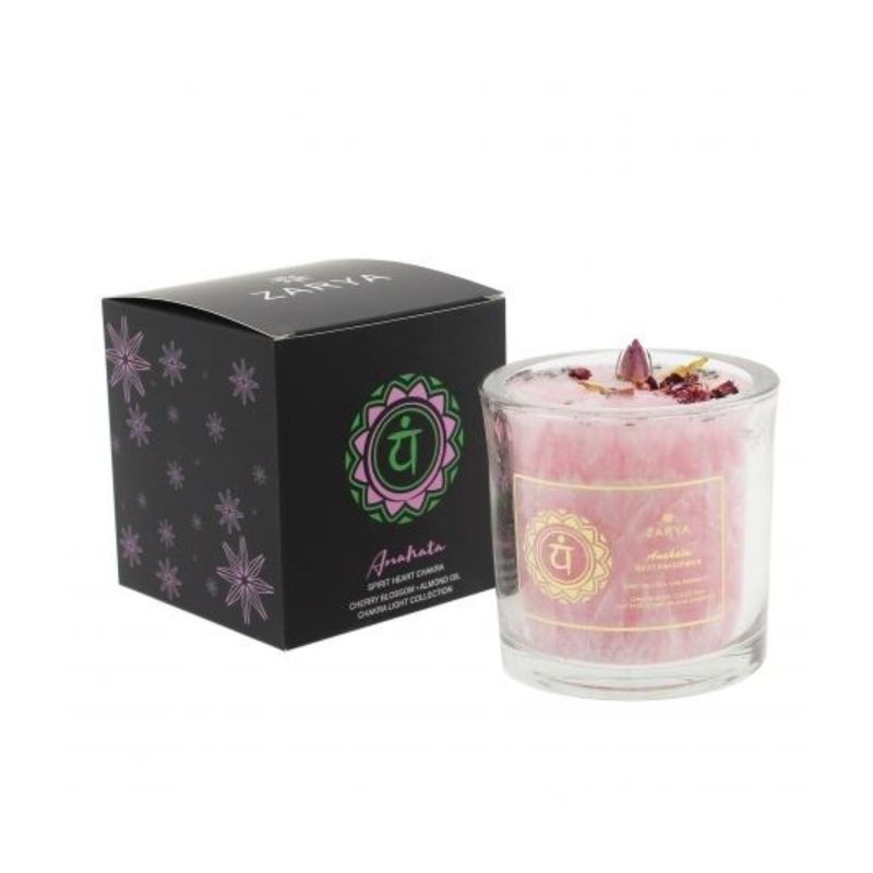 Bougie parfumée chakra du coeur spirituel - Zarya