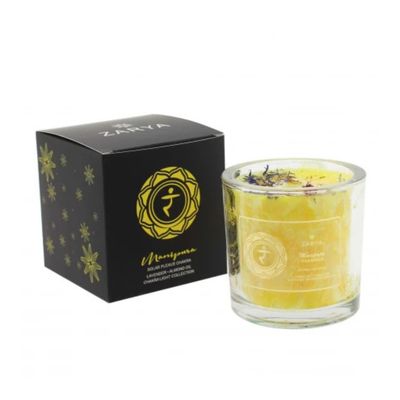 Bougie parfumée chakra du plexus solaire - Zarya