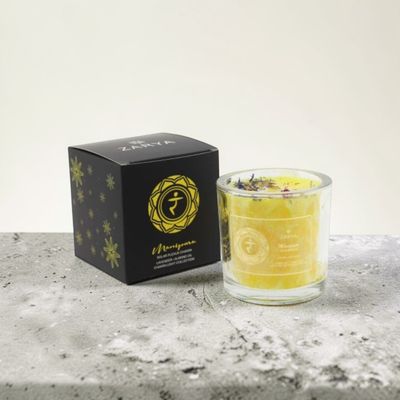 Bougie parfumée chakra du plexus solaire - Zarya