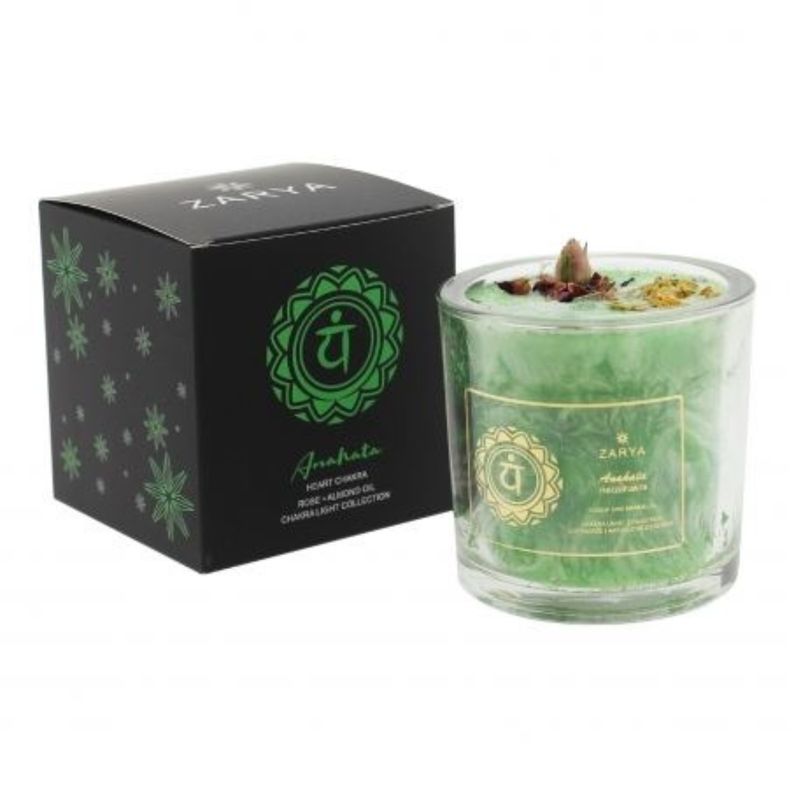 Bougie parfumée chakra du coeur - Zarya