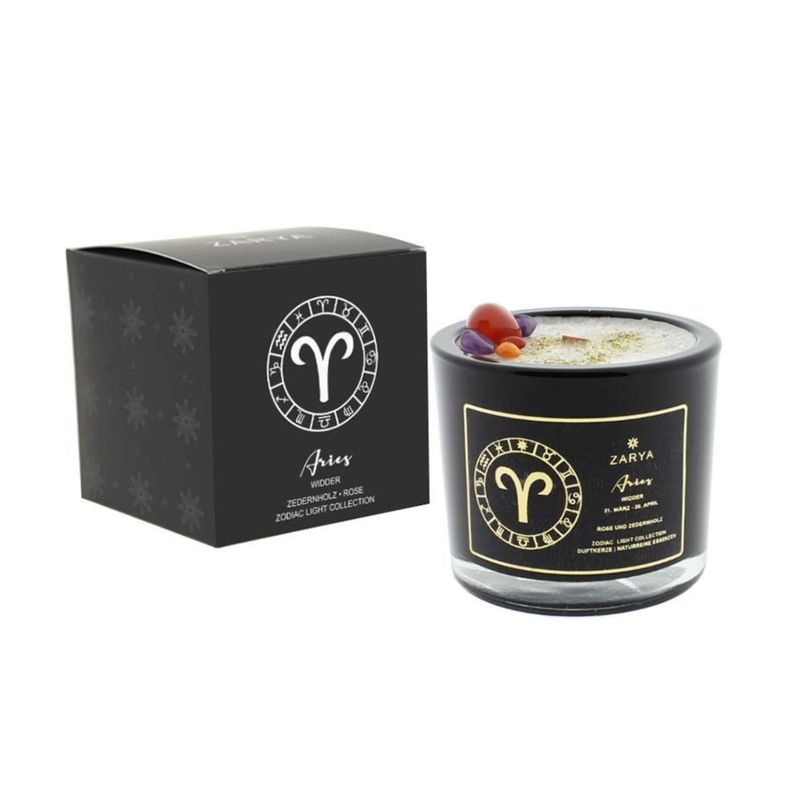 Bougie parfumée signe astrologique bélier - Zarya