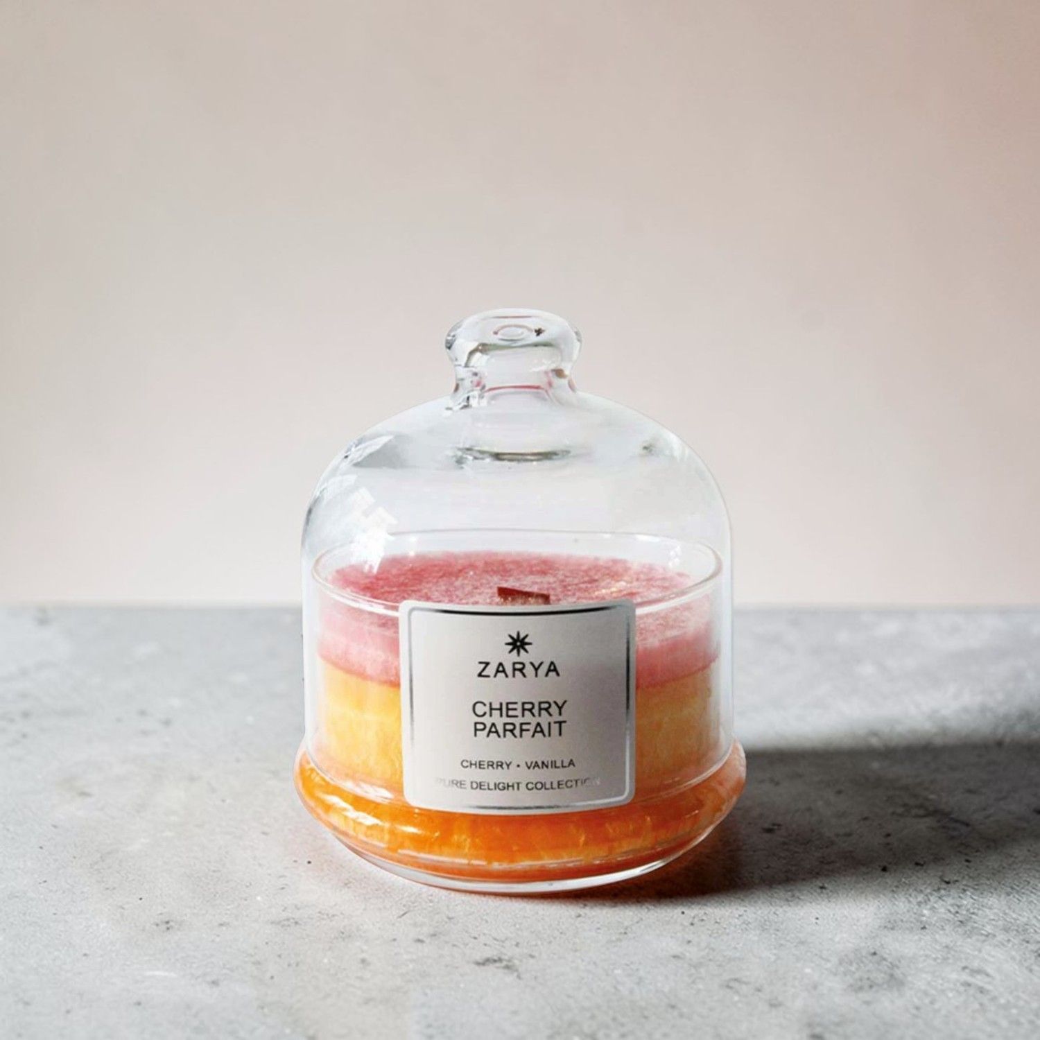 Bougie parfumée cerise et parfait - Zarya