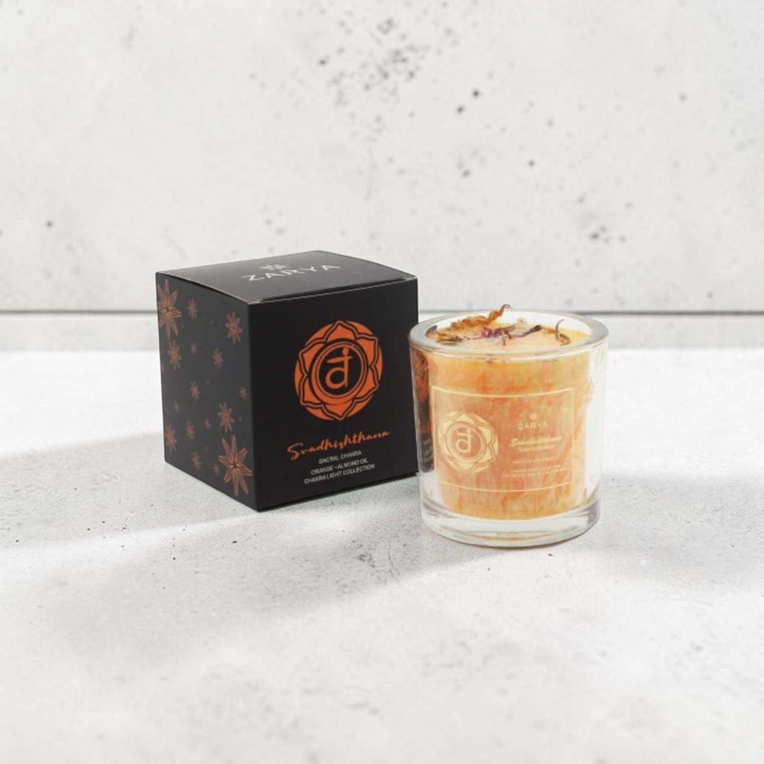 Bougie parfumée chakra sacré - Zarya Bougie parfumée chakra sacré - Zarya