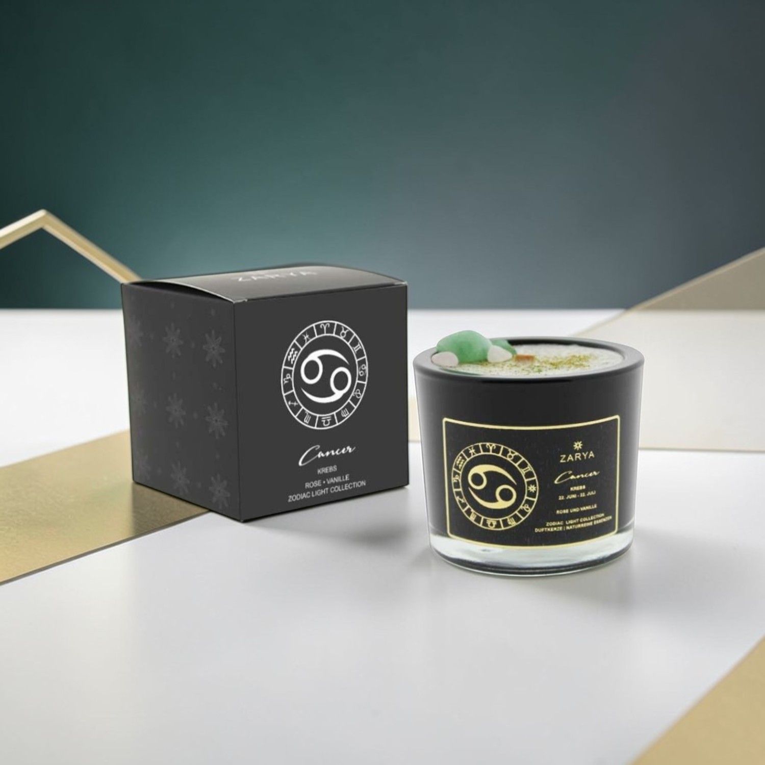 Bougie parfumée signe astrologique cancer - Zarya