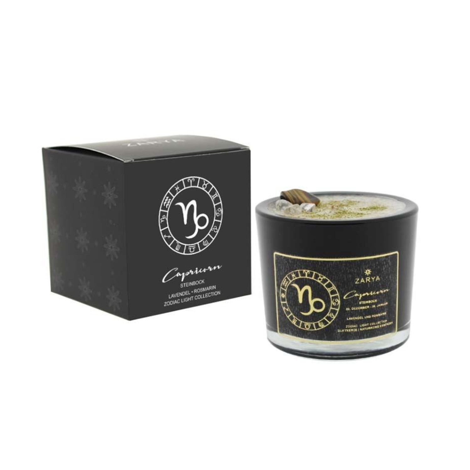 Bougie parfumée signe astrologique capricorne - Zarya