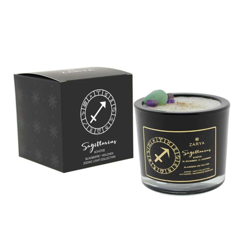 Bougie parfumée signe astrologique sagittaire - Zarya