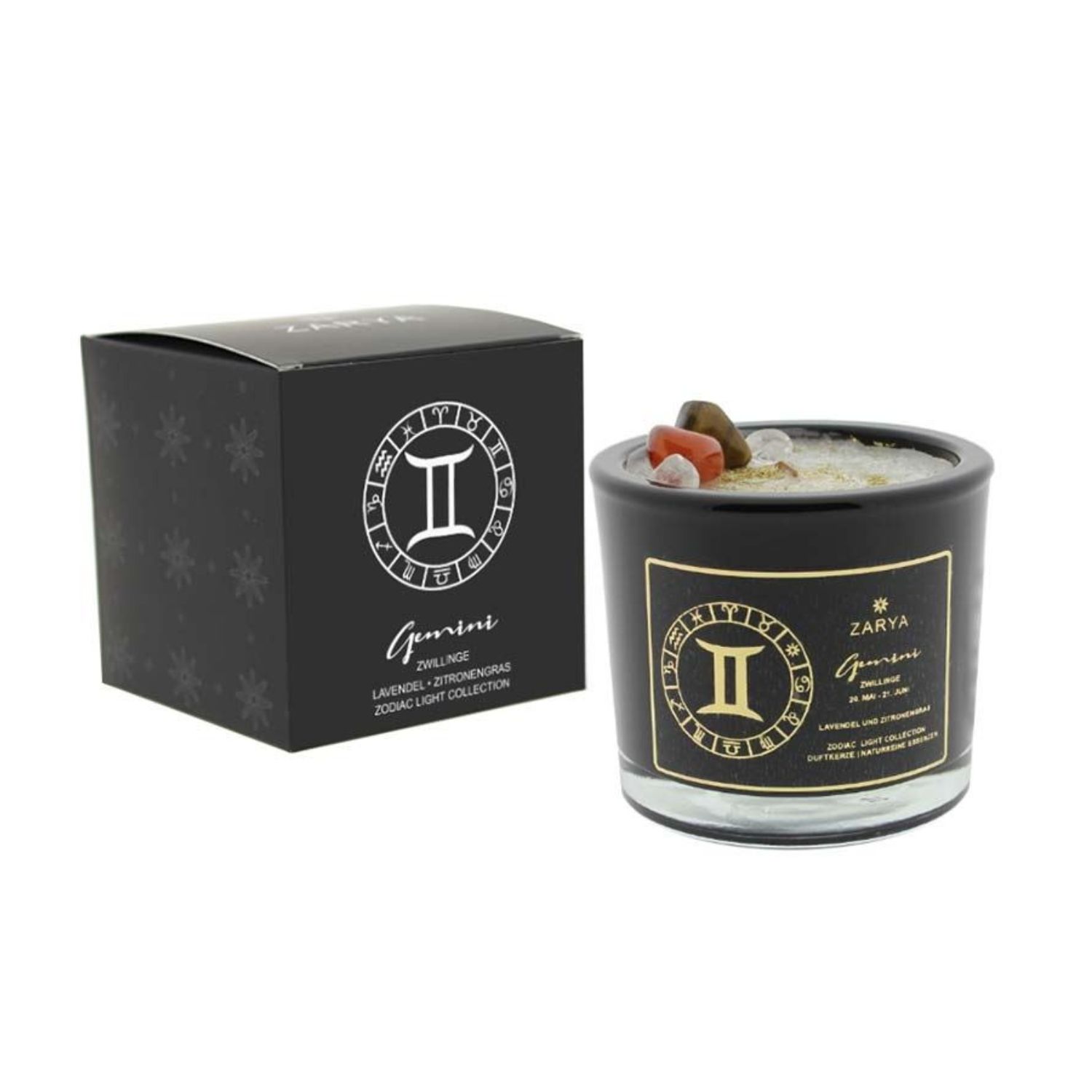 Bougie parfumée signe astrologique gémeaux - Zarya