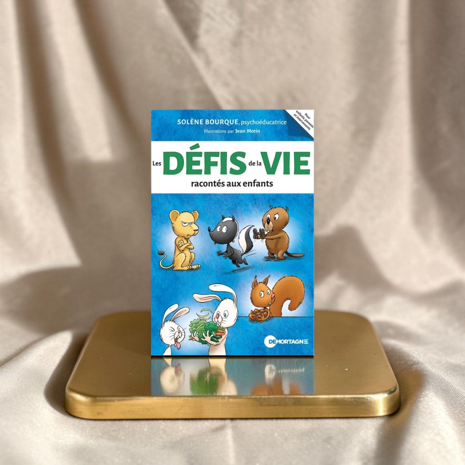 Les défis de la vie racontés aux enfants - Livre - Solène Bourque &amp; Jean Morin