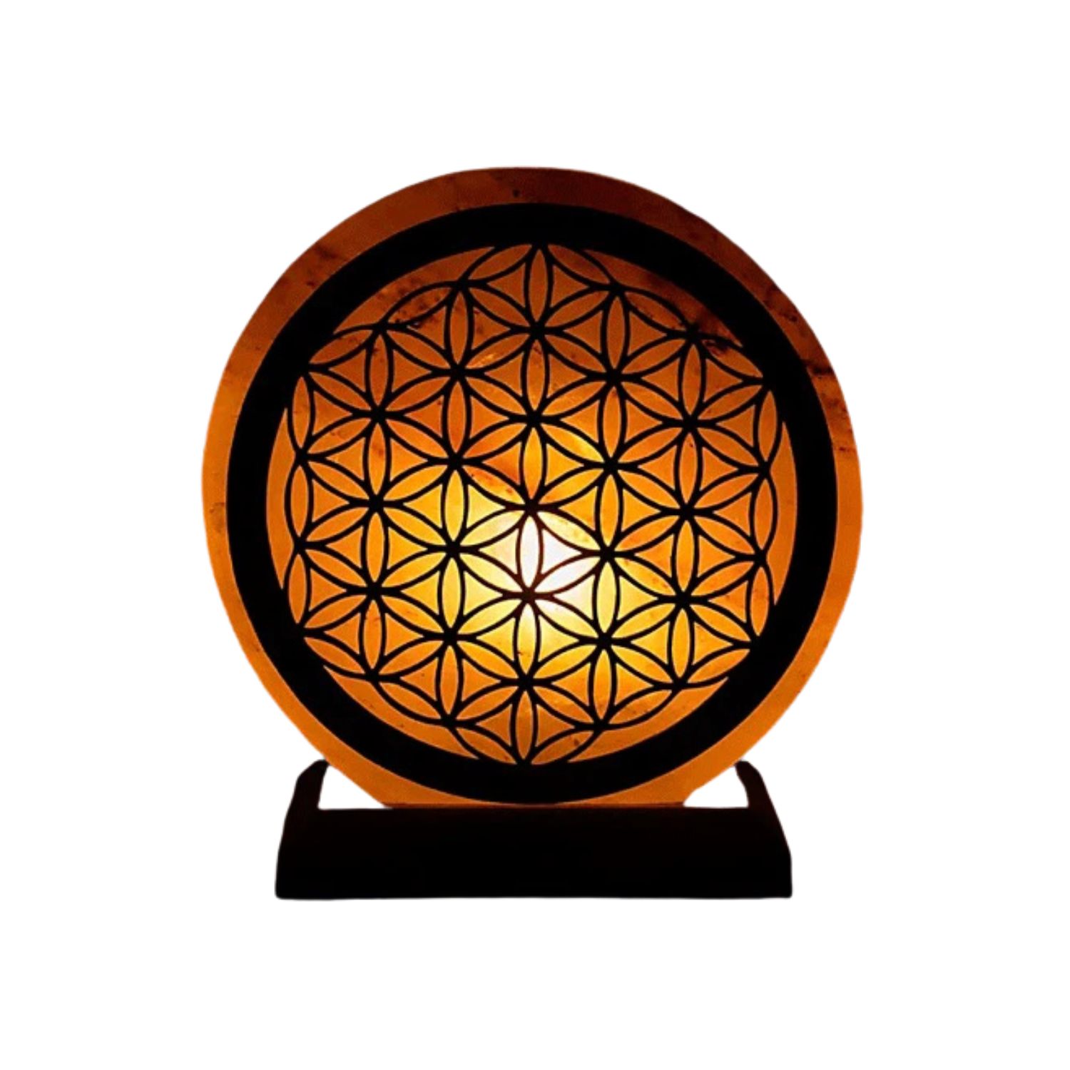 Lampe de sel Fleur de vie