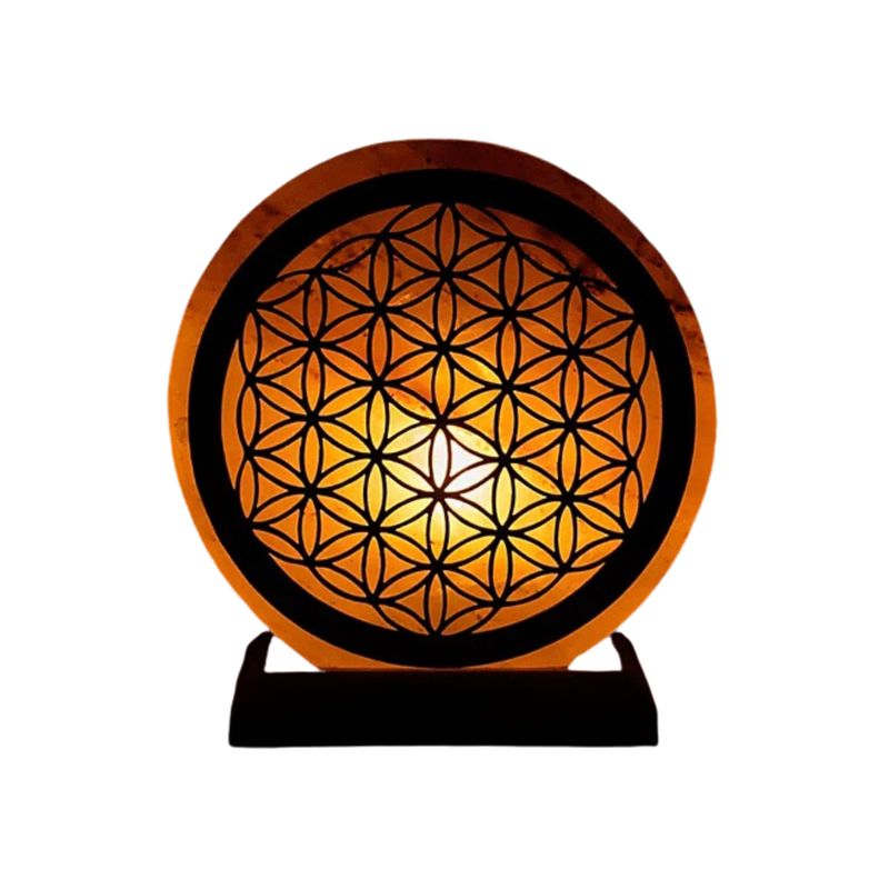 Lampe de sel Fleur de vie