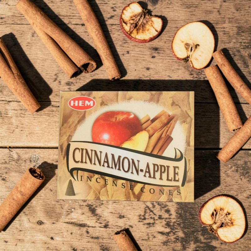 Cône hem cannelle pomme - Cônes d'encens