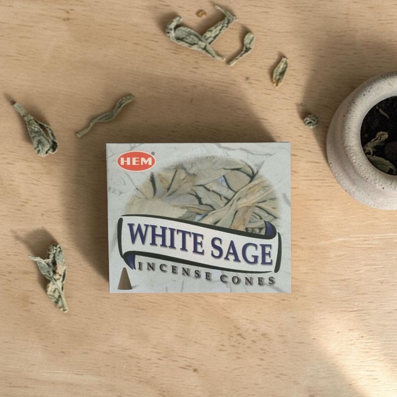 Cône Hem Sauge blanche - Cônes d'encens