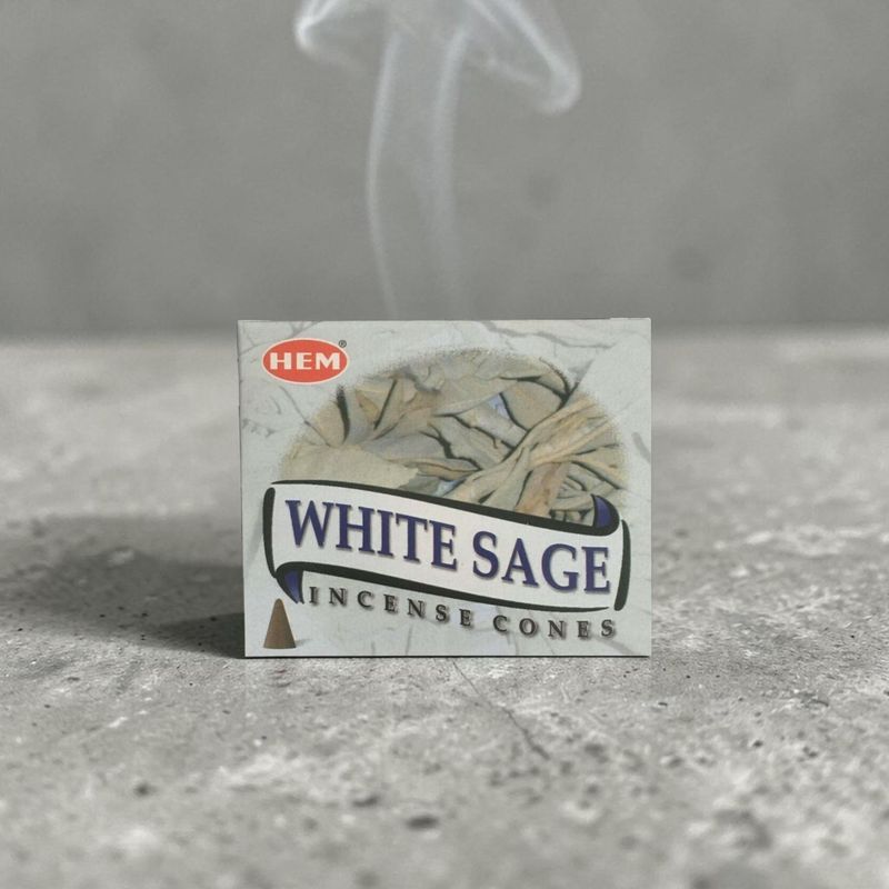 Cône Hem Sauge blanche - Cônes d'encens