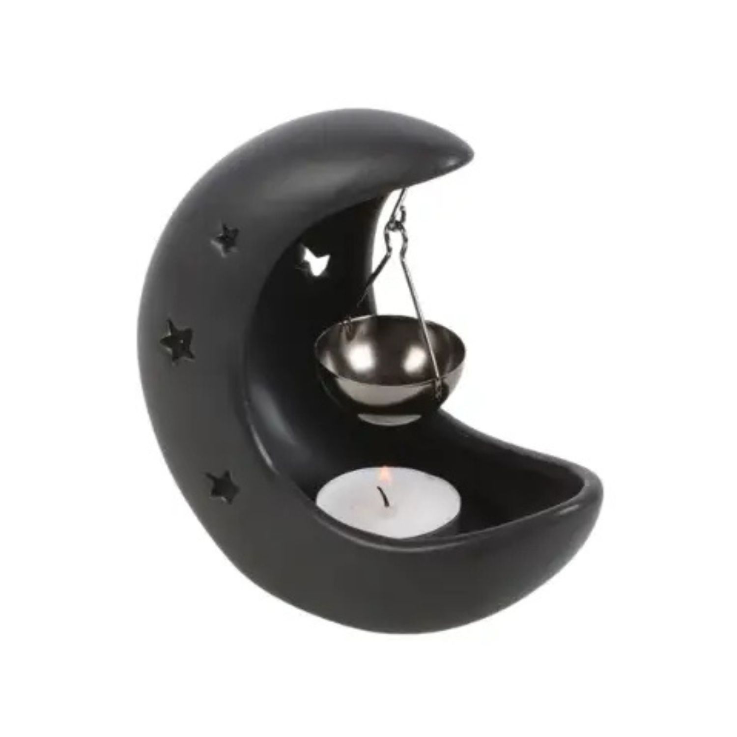 Diffuseur d’huiles croissant de lune noir