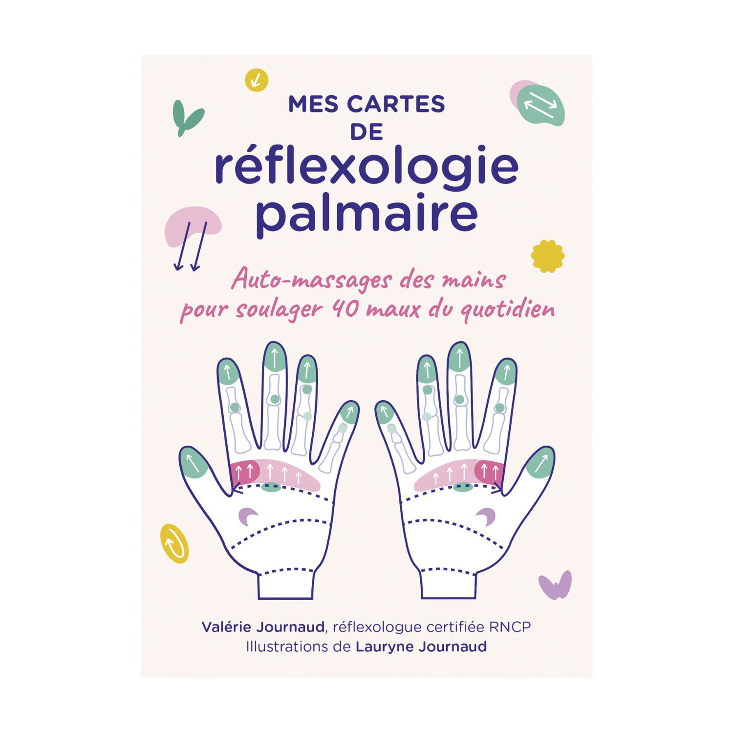 Mes cartes de réflexologie palmaire - Valérie Journaud - Coffret
