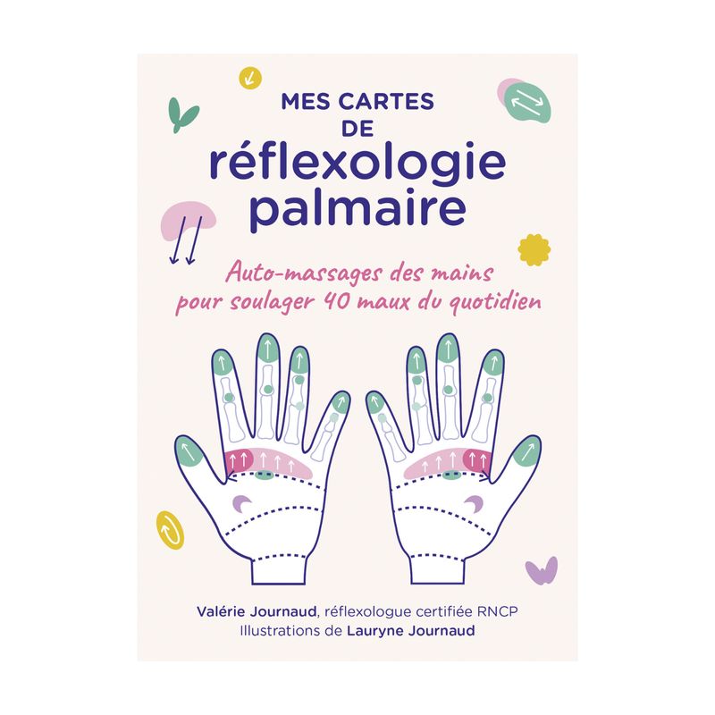 Mes cartes de réflexologie palmaire - Valérie Journaud - Coffret