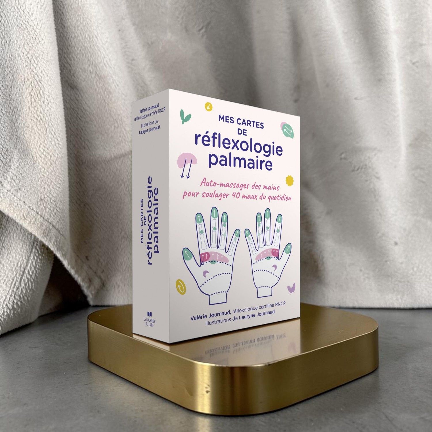Mes cartes de réflexologie palmaire - Valérie Journaud - Coffret