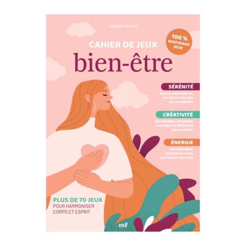 Cahier de jeux bien-être - Livre - Mercileslivres