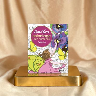 Grand livre coloriage par numéros : Féérie