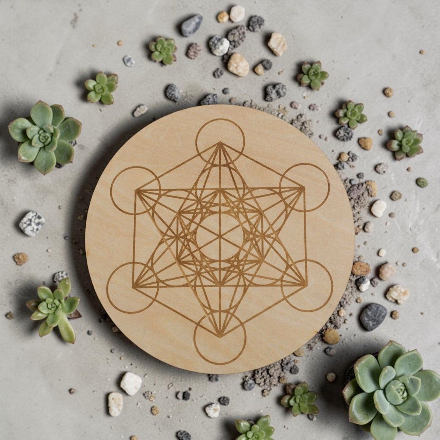 Plaque de rechargement Metatron en bois 20 cm Plaque de rechargement Metatron en bois de tilleul - diamètre : 20 cm