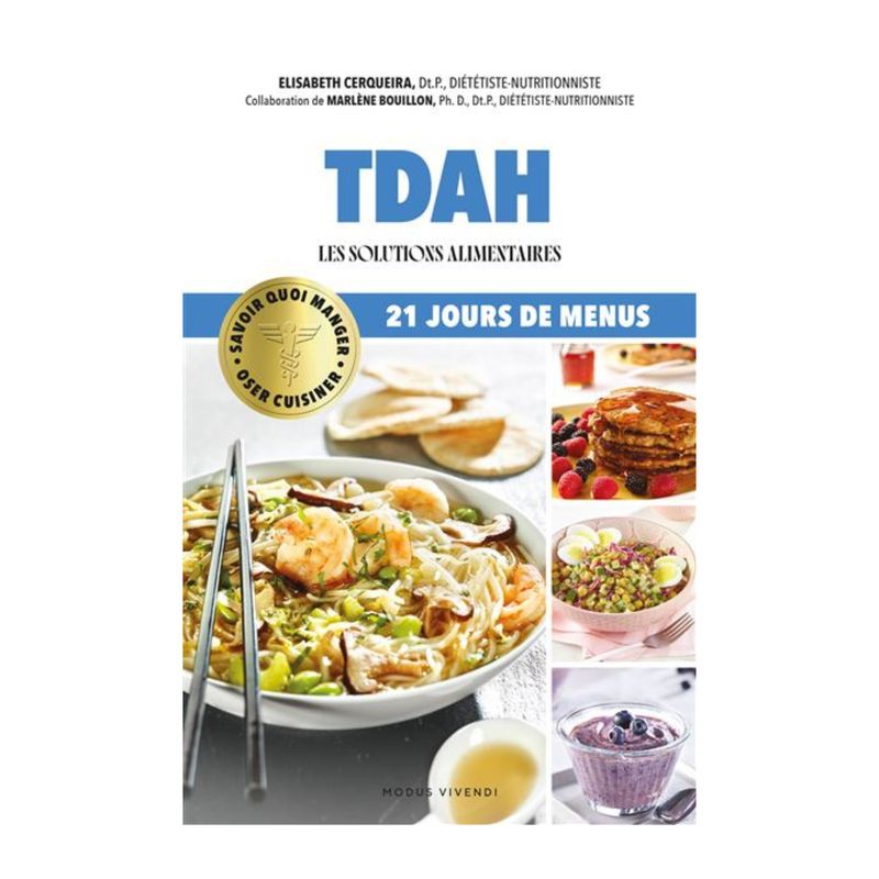 TDAH - Les solutions alimentaires - Elisabeth Cerqueira - Livre