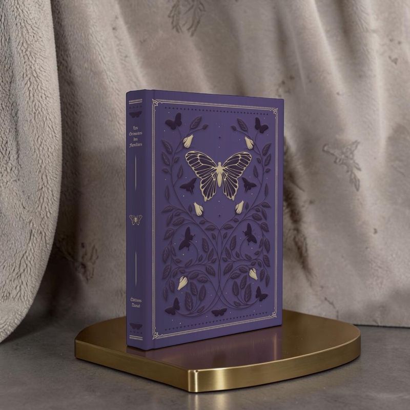 Grimoire vierge papillon - Danaé - Livre sans lignes de 224 pages