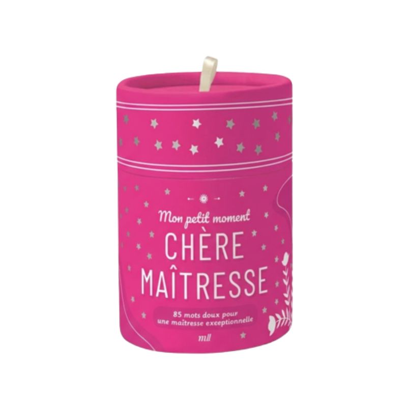 Mon petit moment - Chère Maîtresse - Mercileslivres - 85 cartes