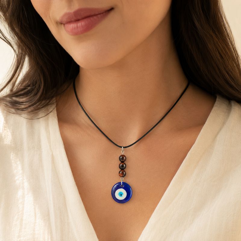 Collier Œil de Taureau &amp; Œil de Nazar