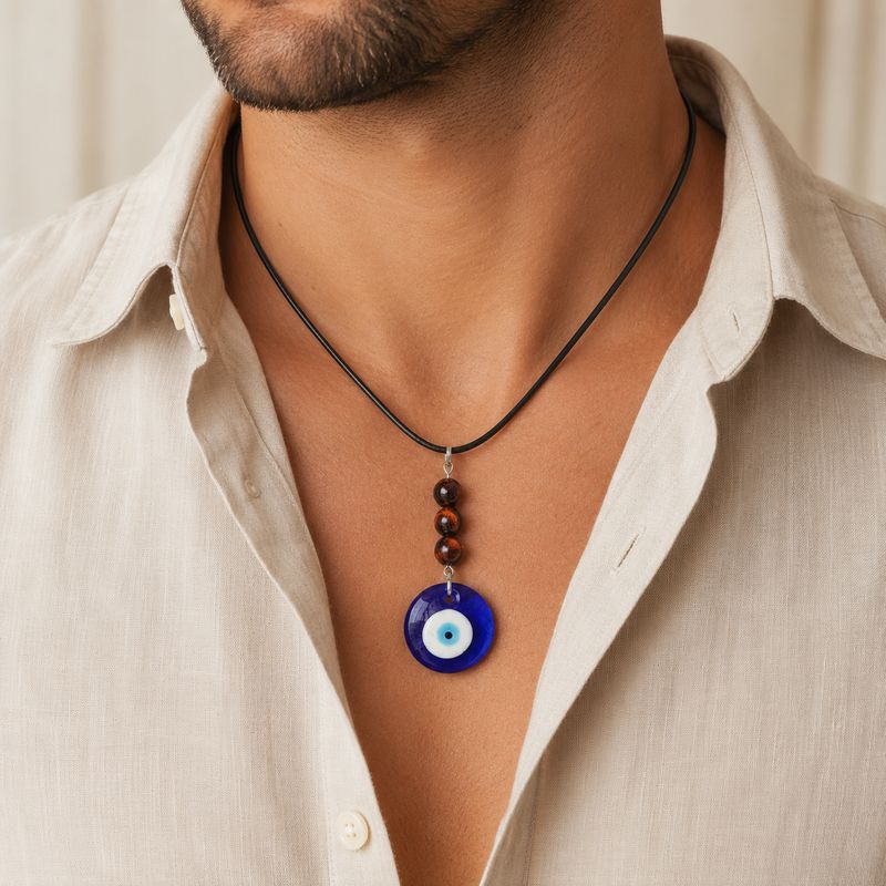 Collier Œil de Taureau &amp; Œil de Nazar