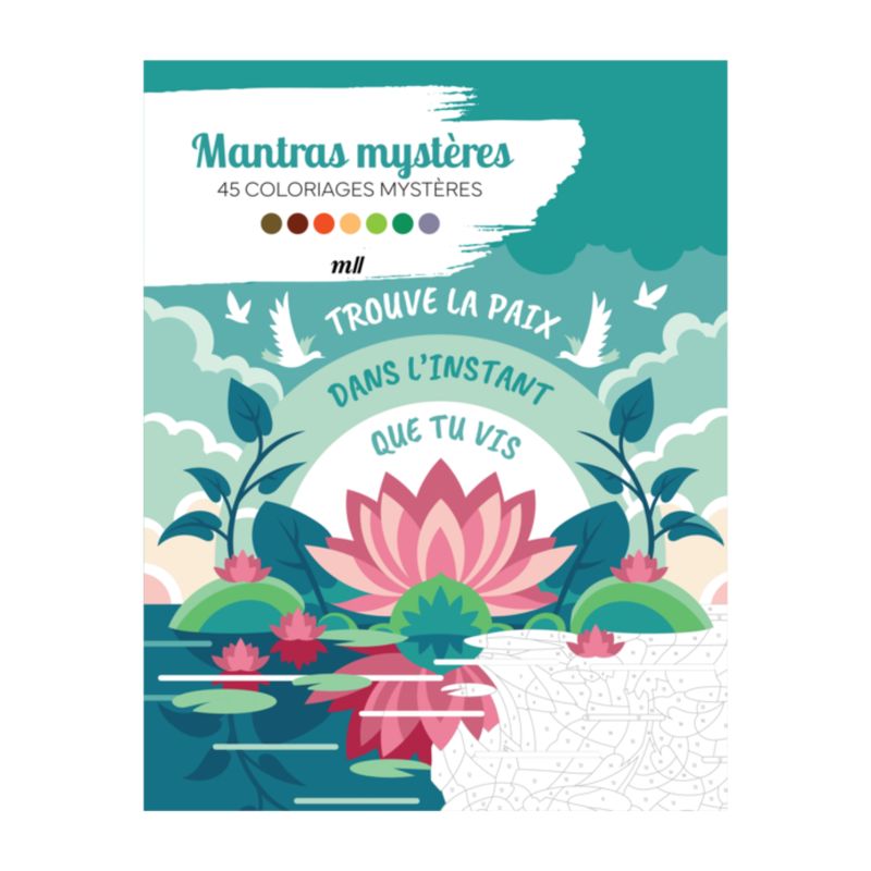 Mantras mystères - 45 coloriages mystères - Alexis Ferrol