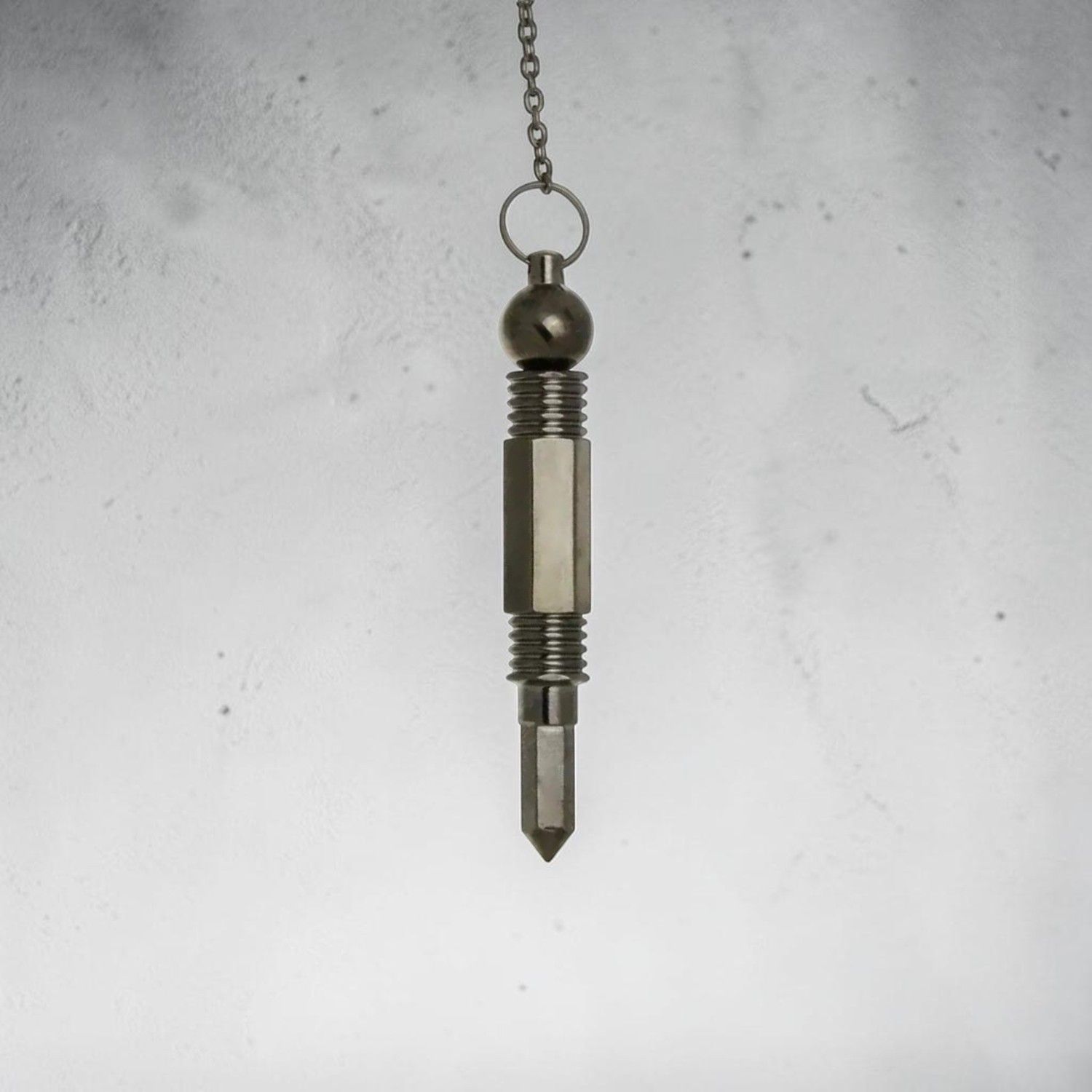 Pendule Baguette de Pouvoir Graphite – Avec Témoin Pendule Baguette de Pouvoir Graphite – Avec Témoin