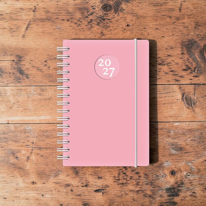 Agenda Euro annuel 2027 - rose Agenda Euro annuel 2027 - rose