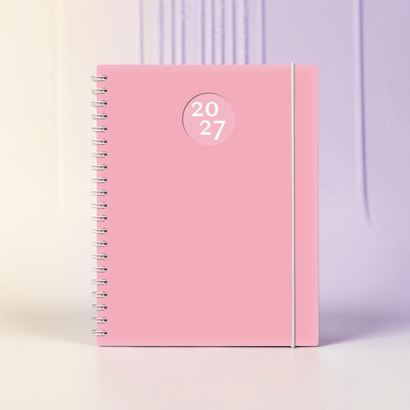 Agenda Kibo annuel 2027 - rose Agenda Kibo annuel 2027 - rose
