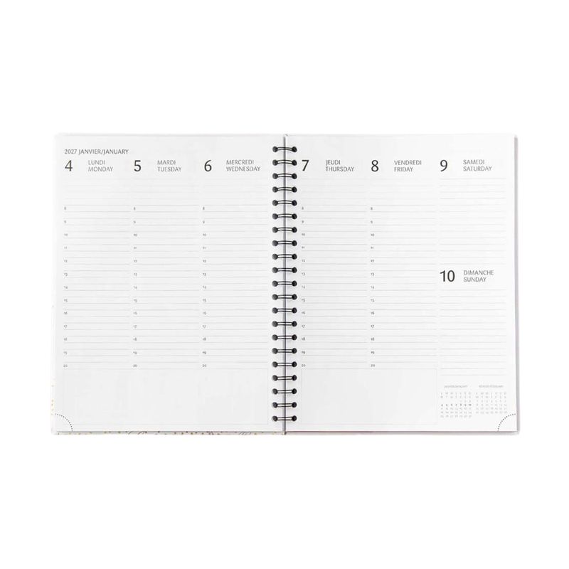 Agenda Garbo annuel 2027 - Floral