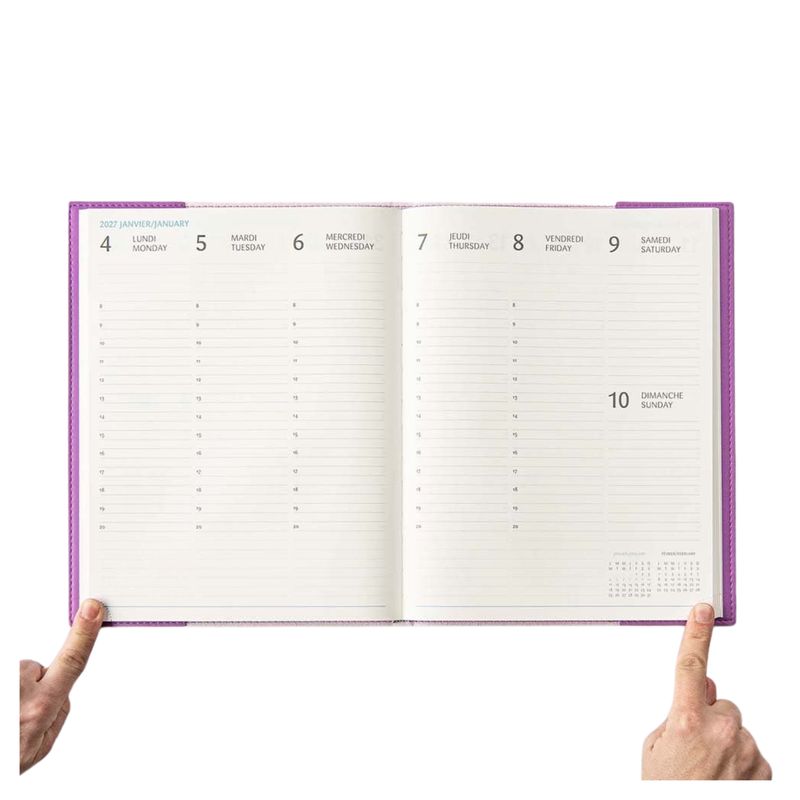 Agenda Ulys annuel 2027 - mauve