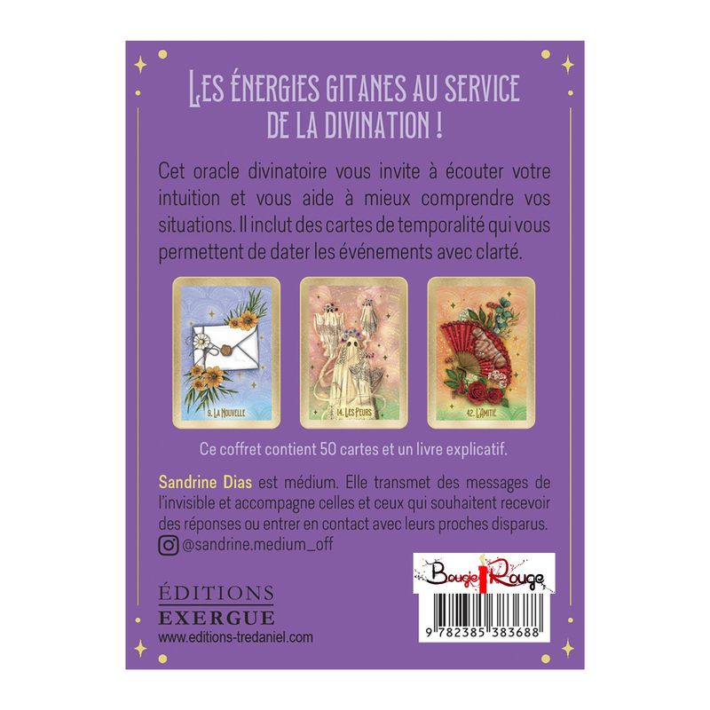 Mon oracle poche Divination bohème - Sandrine Dias Medium - Cartes Oracle