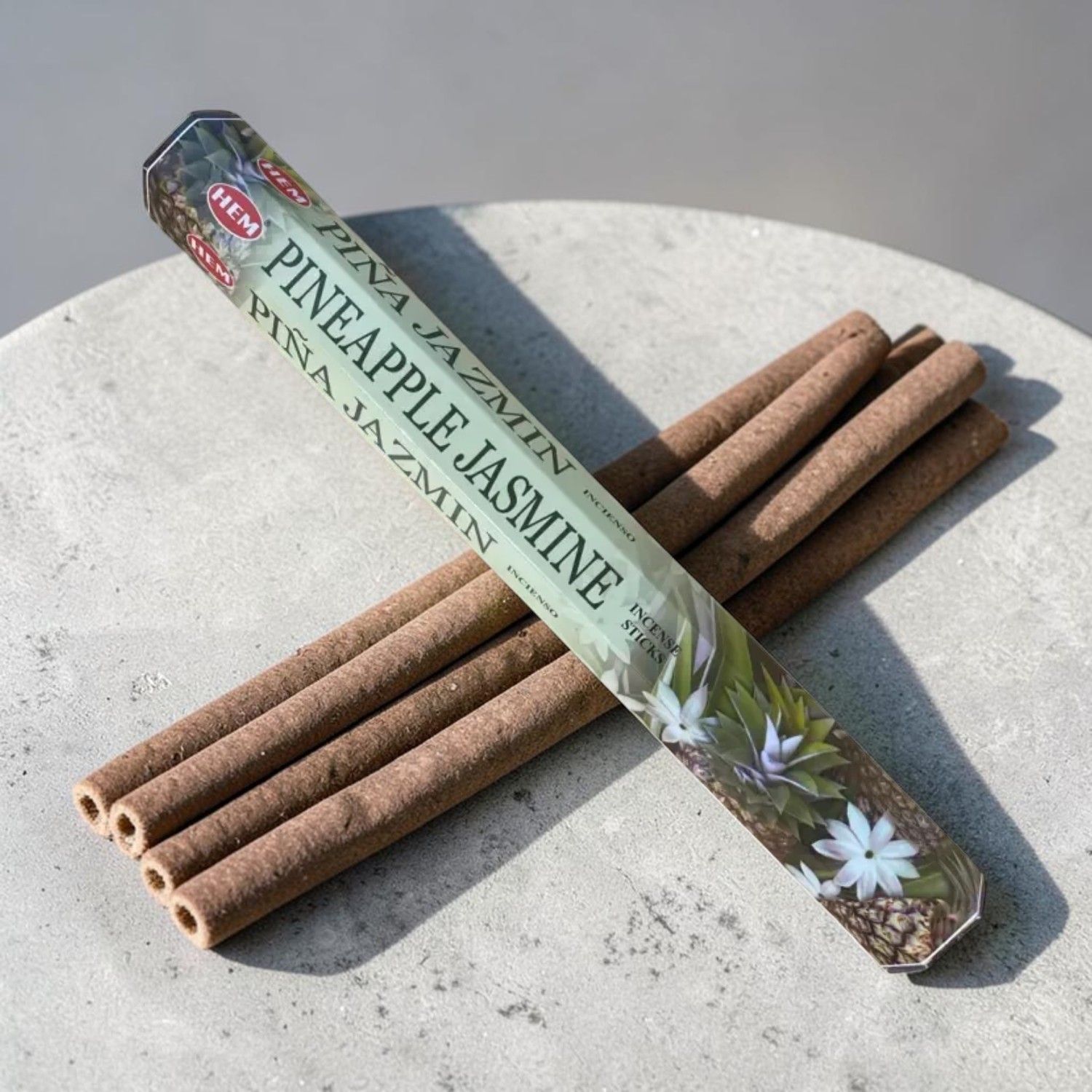 Encens Ananas &amp; Jasmin HEM – 20g - Bâtonnets d'encens