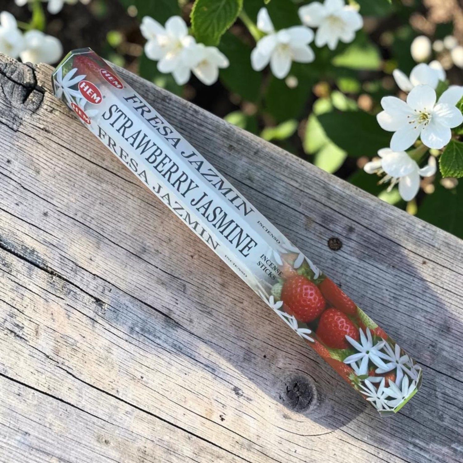 Encens Fraise &amp; Jasmin HEM – 20g - Bâtonnets d'encens