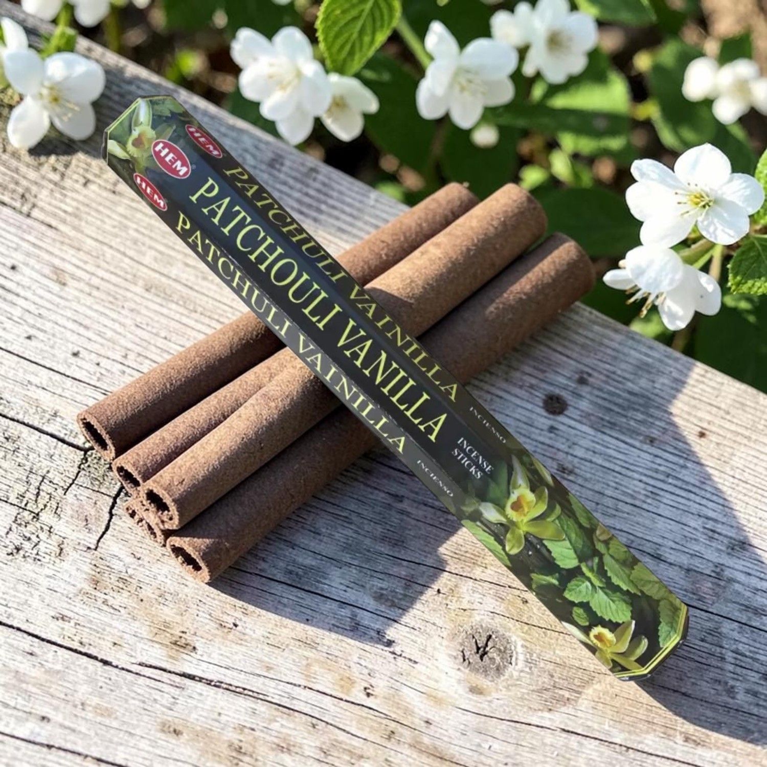 Encens Patchouli &amp; Vanille HEM – 20g - Bâtonnets d'encens