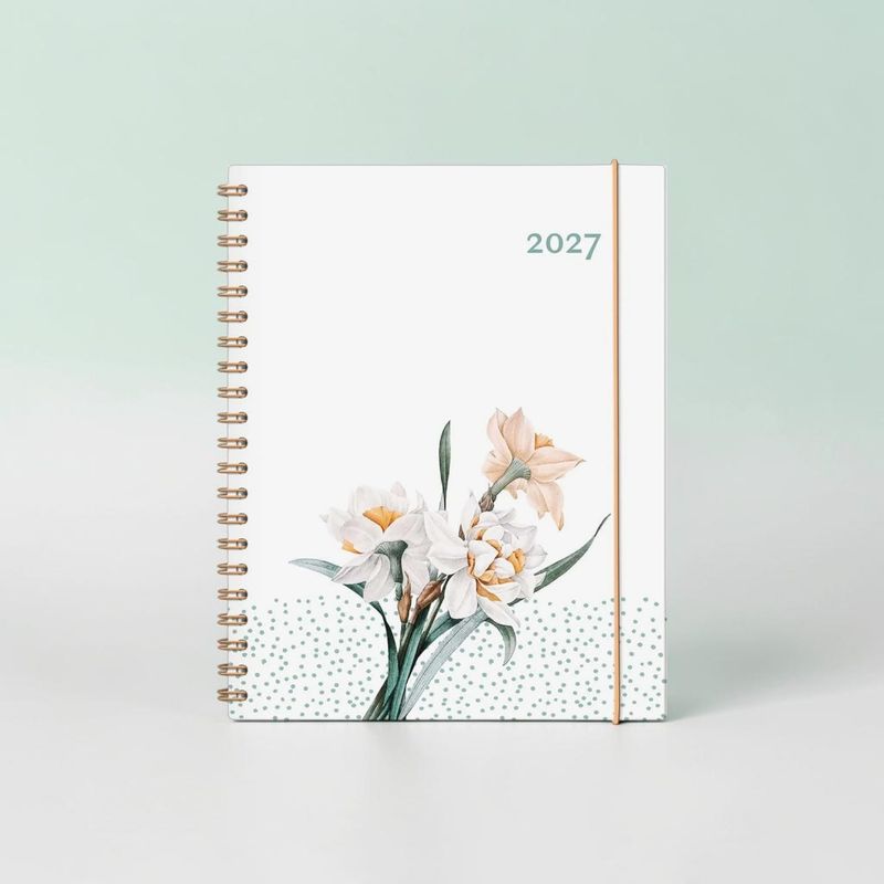 Livre - Agenda Garbo annuel 2027 - narcisse - W.Maxwell