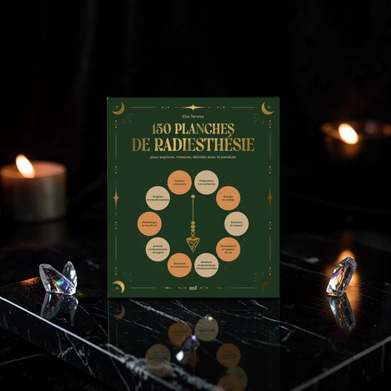 Livre - 150 planches de radiesthésie - Elsa Terresa - Mercileslivres