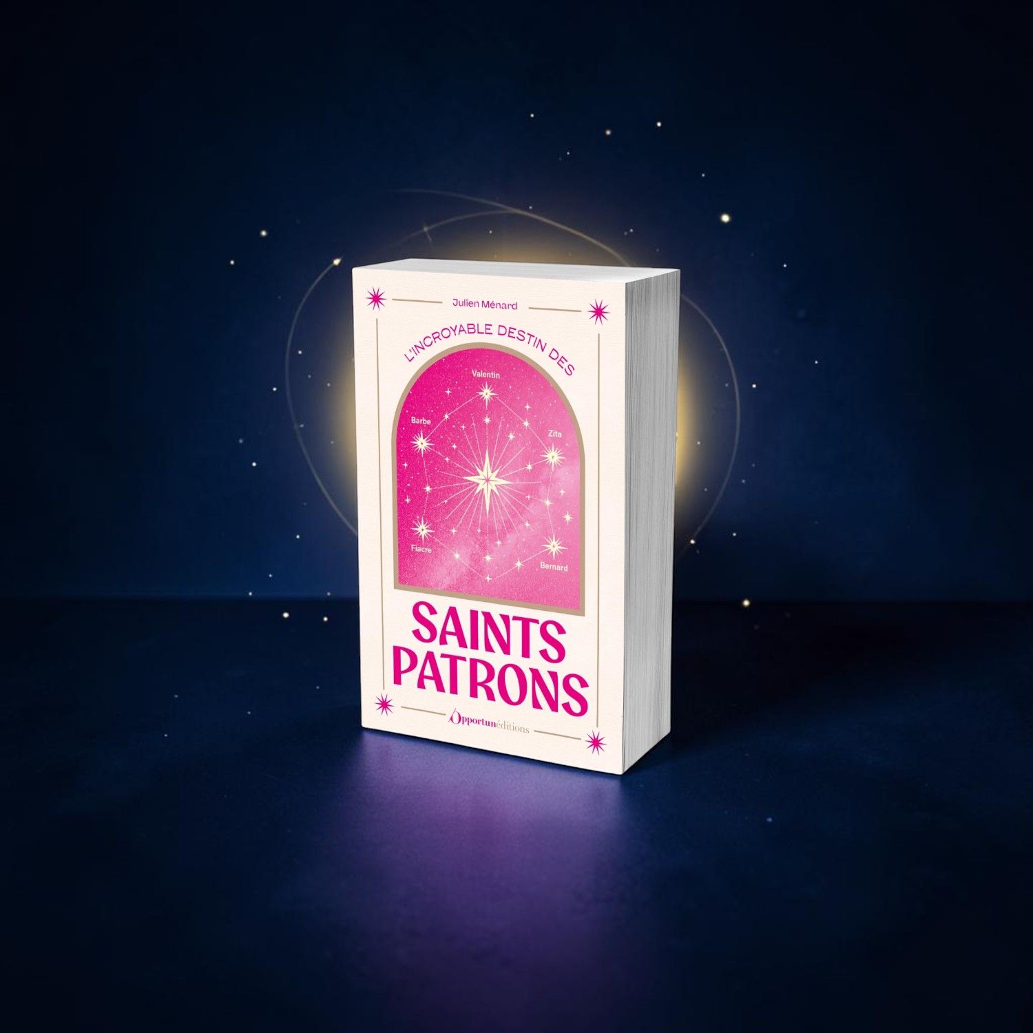 Livre - L'incroyable destin des Saints Patrons - Julien Ménard - L'Opportun