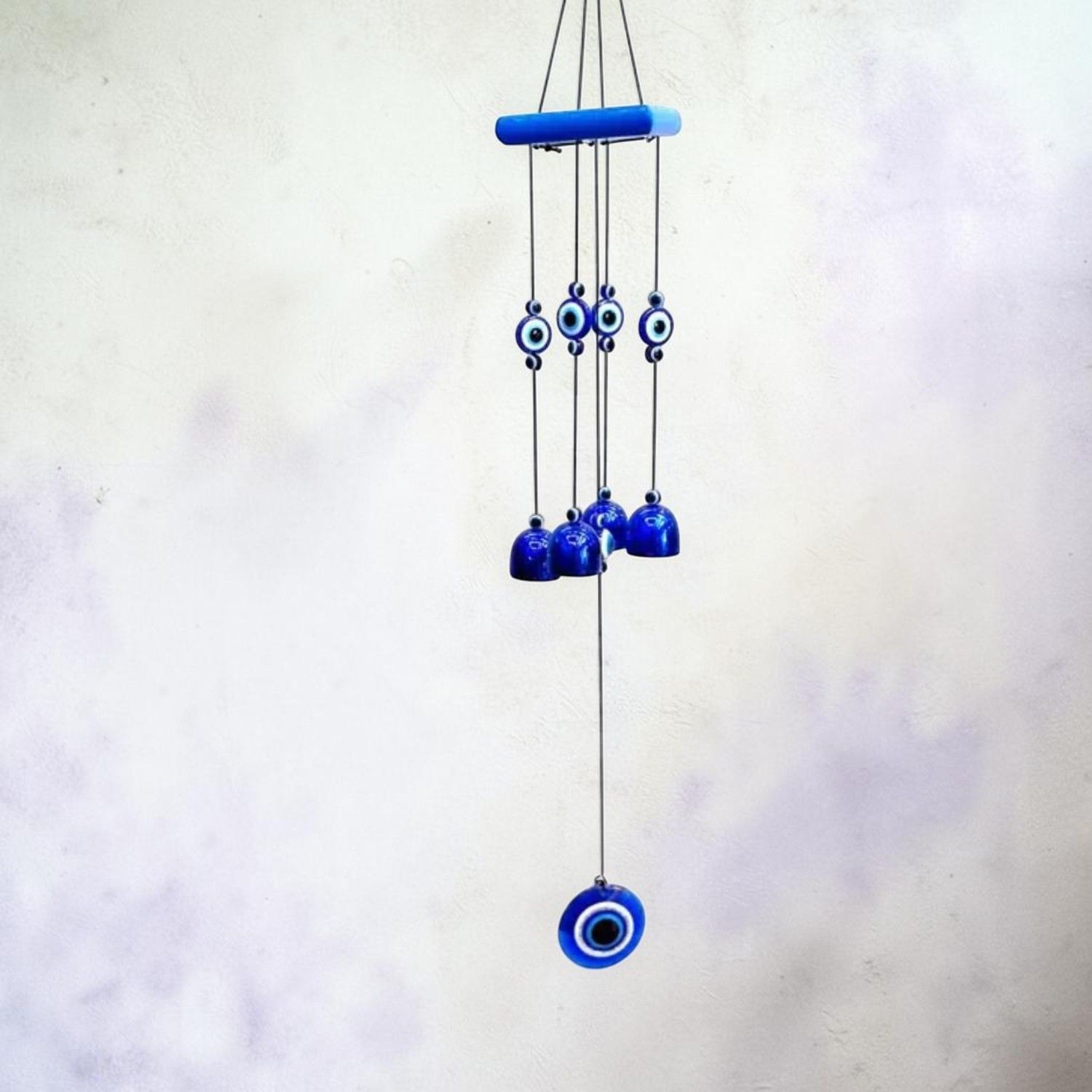 Carillon Œil Turc – Porte-Bonheur &amp; Protection - 55 cm