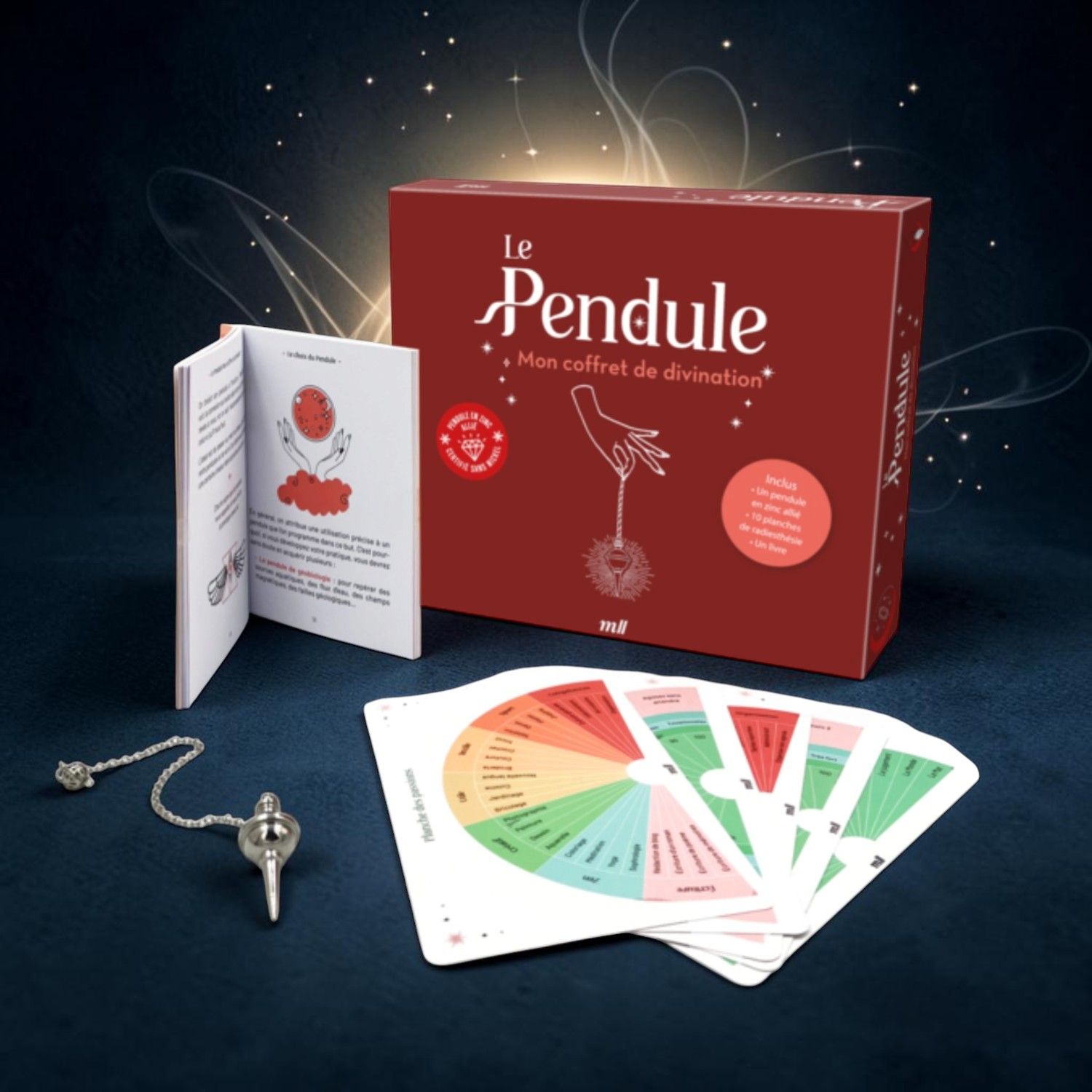 Le pendule : Mon coffret de divination Le pendule : Mon coffret de divination - Collectif - Mercileslivres