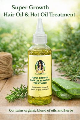 Super Growth Hair Oil &amp; Hot Oil Treatment
