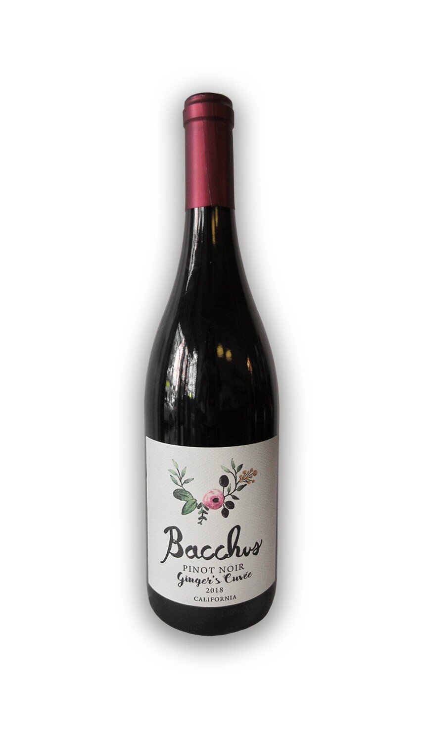 Bacchus  Ginger's Cuvee  Pinot Noir 2018